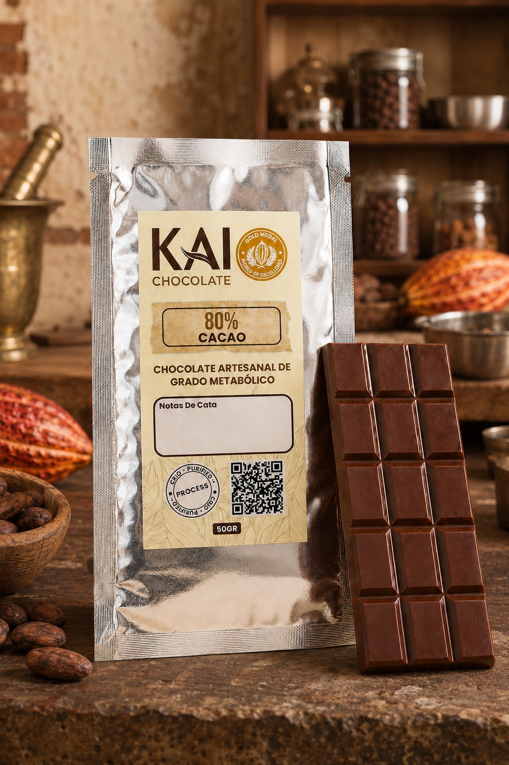 Bolsita 50g · Azúcar orgánica de caña