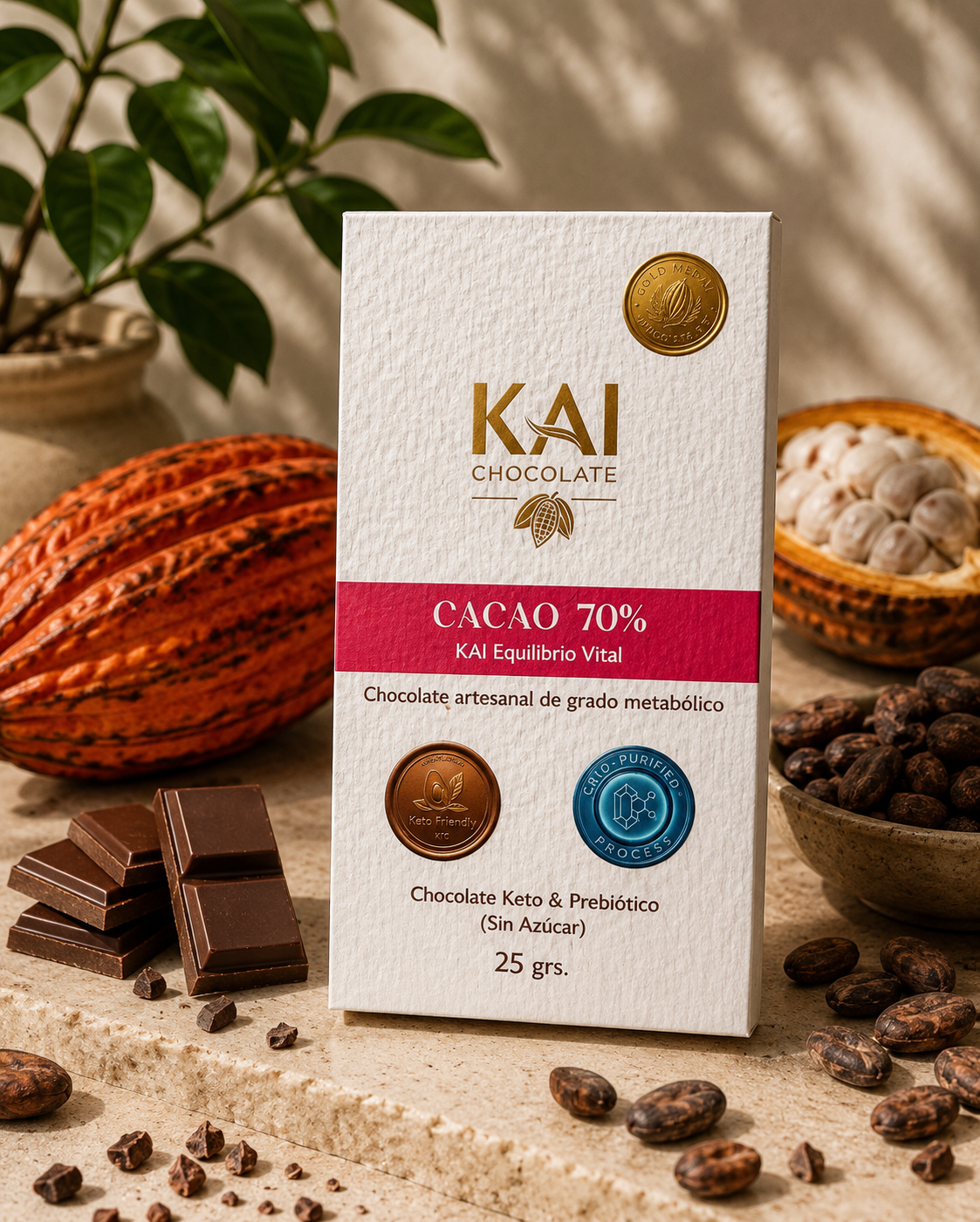 Cacao 70% · Equilibrio Vital