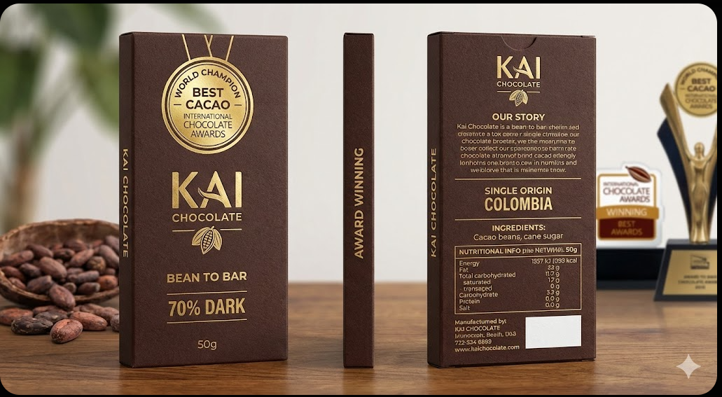 KAI Legado Santander 80% | Chocolate Oscuro de Especialidad