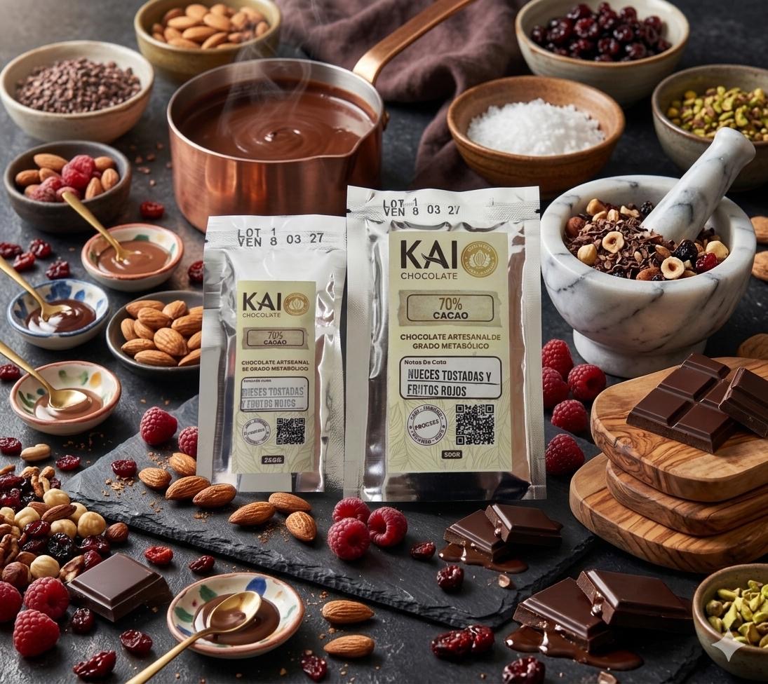 KAI Origen Dorado 70% | Chocolate Artesanal
